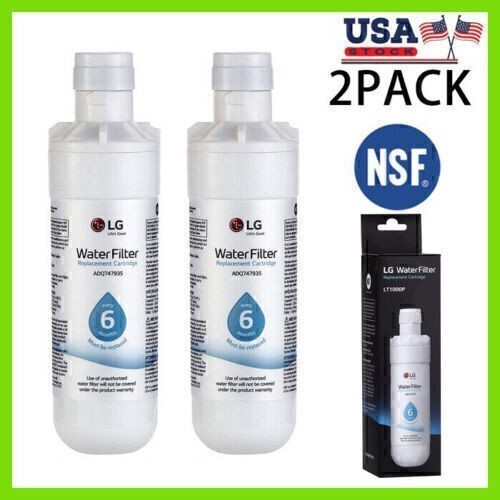 2/4/6Pack LG ADQ747935 Water Refrigerator GF-D706BSL LT1000P Ice Refresh Filter