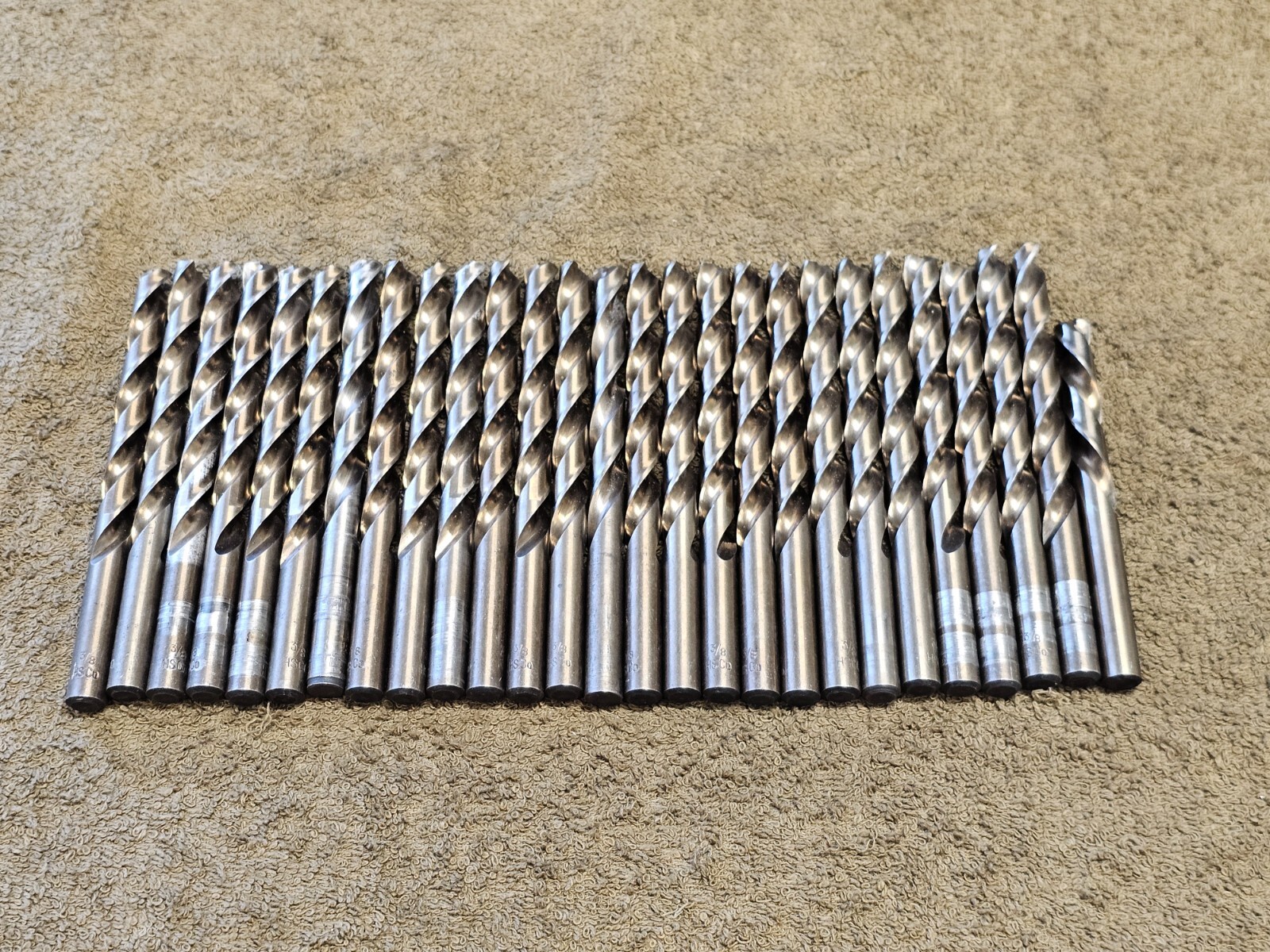 27 HSco HS High Speed HSS Drill Bit 3/8″ Steel Metal Plastic Wood