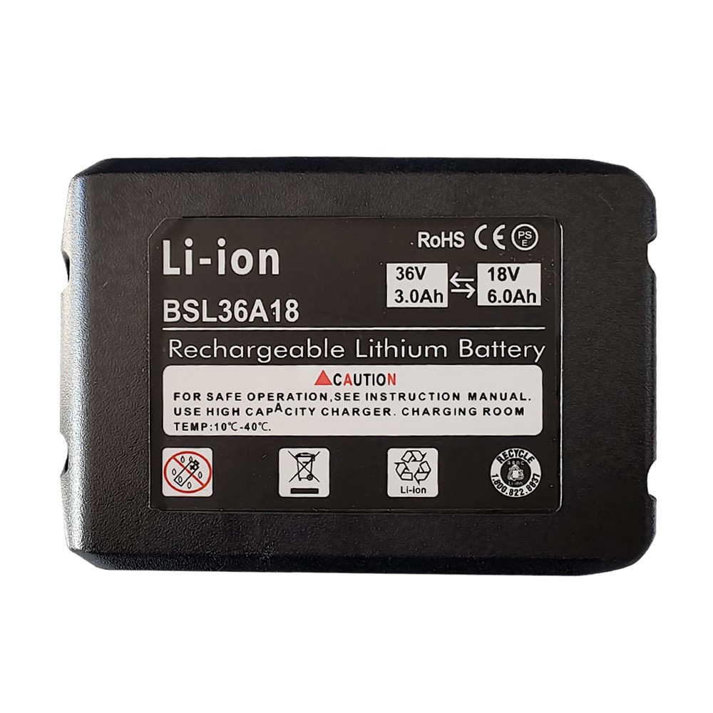 6Ah For Metabo HPT 36V/18V BSL36A18 Li-Ion Battery multiVolt 372121M BSL36B18