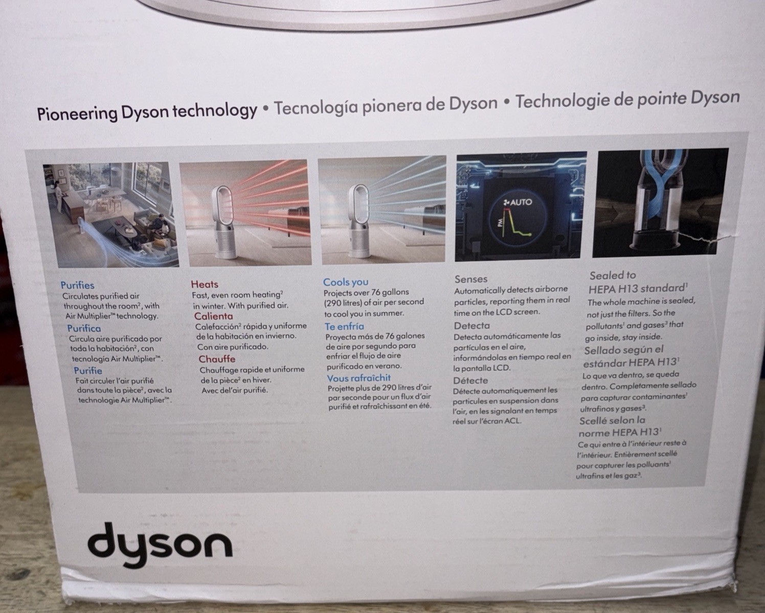 Dyson Purifier Hot+Cool HP11 White & Silver Extra Carbon Filter