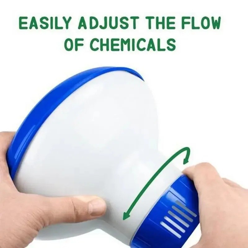 Pool Chlorine Floater Floating Chemical Dispenser Automatic Tablet Holder