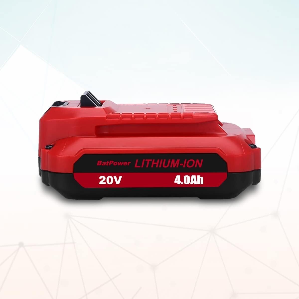 BatPower 20V 4.0Ah Compatible with Craftsman V20 Li-Ion Battery CMCB202 CMCB201