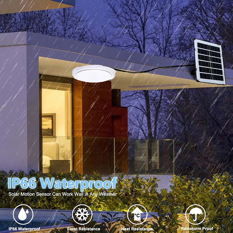 Solar Panel Powered Light Pendant Ceiling Lamp Indoor Outdoor Garden Shed Barn