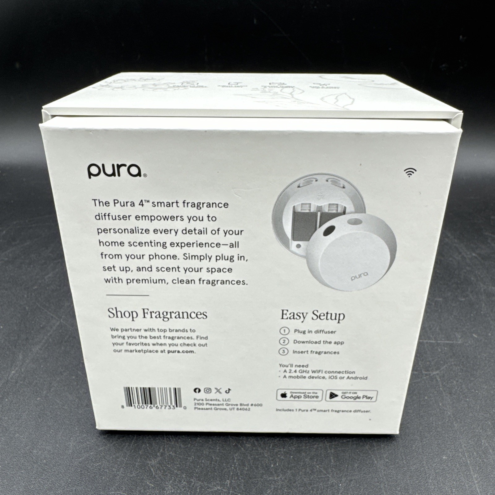 Pura 4 Smart Diffuser Plug In Air Freshener – NO SCENTS – NOT RECALLED