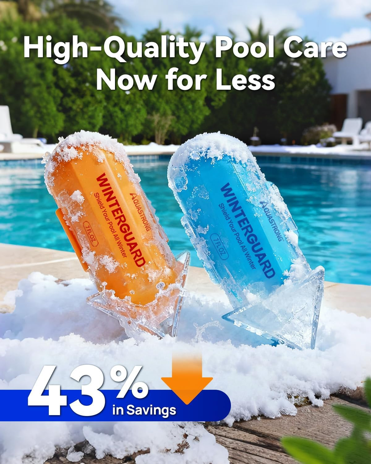 Pool Winter Closing Kit Up to 30000 Gal. Winterizing Tablets 6 Month Clear Water
