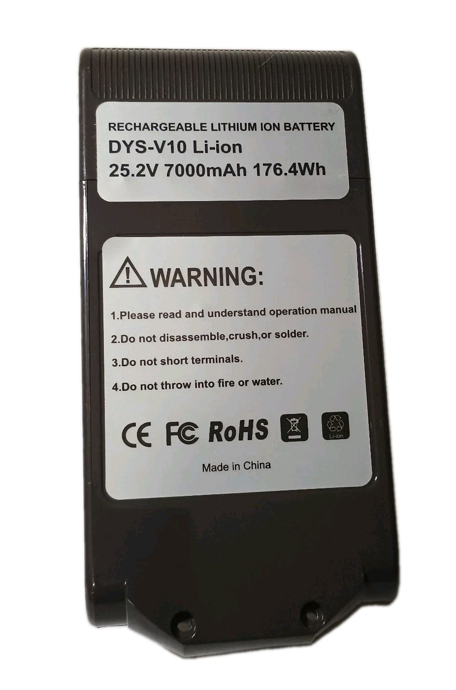 DYS-V10 25.2V 7000mAh 176.4Wh Rechargable Battery Pack For Dyson V10