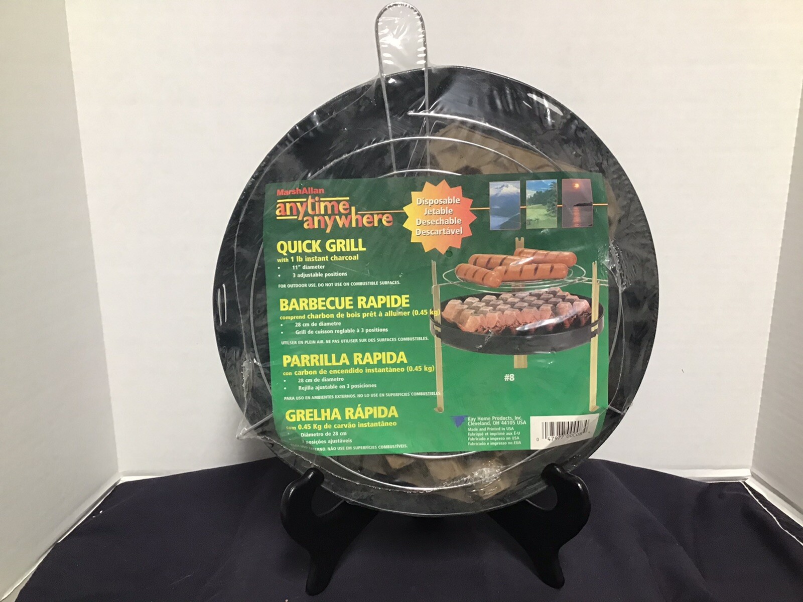 Marsh Allen Anytime Portable Tabletop Barbecue Grill Tailgate Party Made in USA