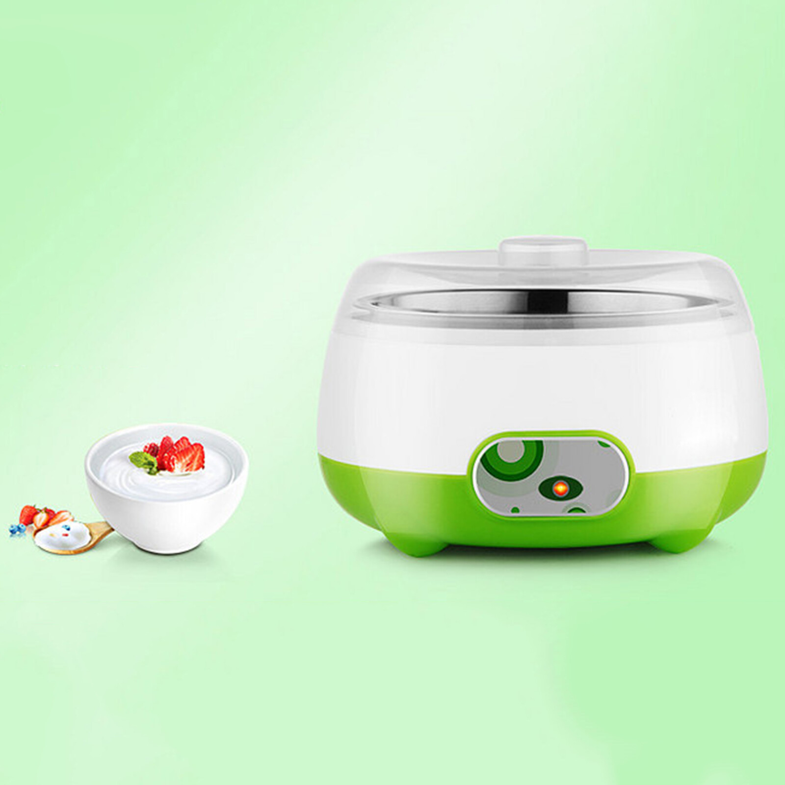 1L Yogurt Maker Machine Auto Constant Temperature w/ Stainless Steel Inner Pot