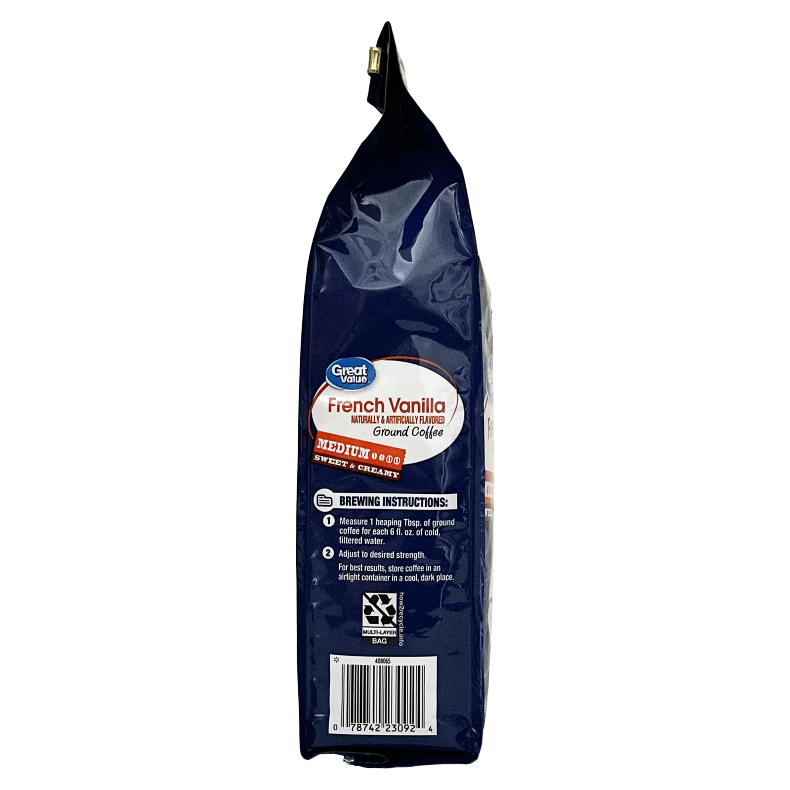 French Vanilla Medium Roast Ground Coffee, 12 oz, Bag – Free & Fast Ship