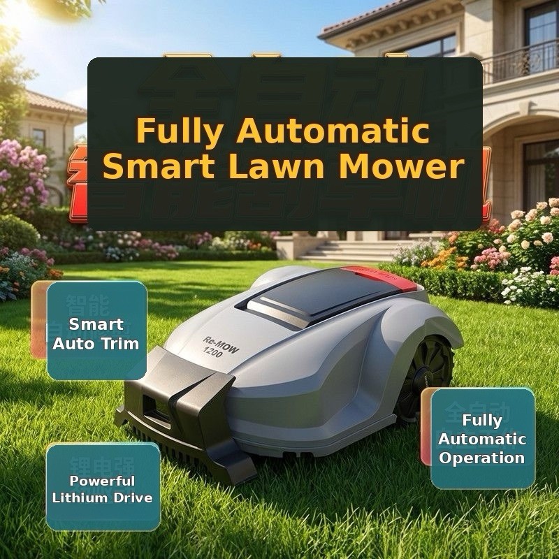 Advanced Robotic Lawn Mower with 3D Navigation: Automatic, Cordless & Smart