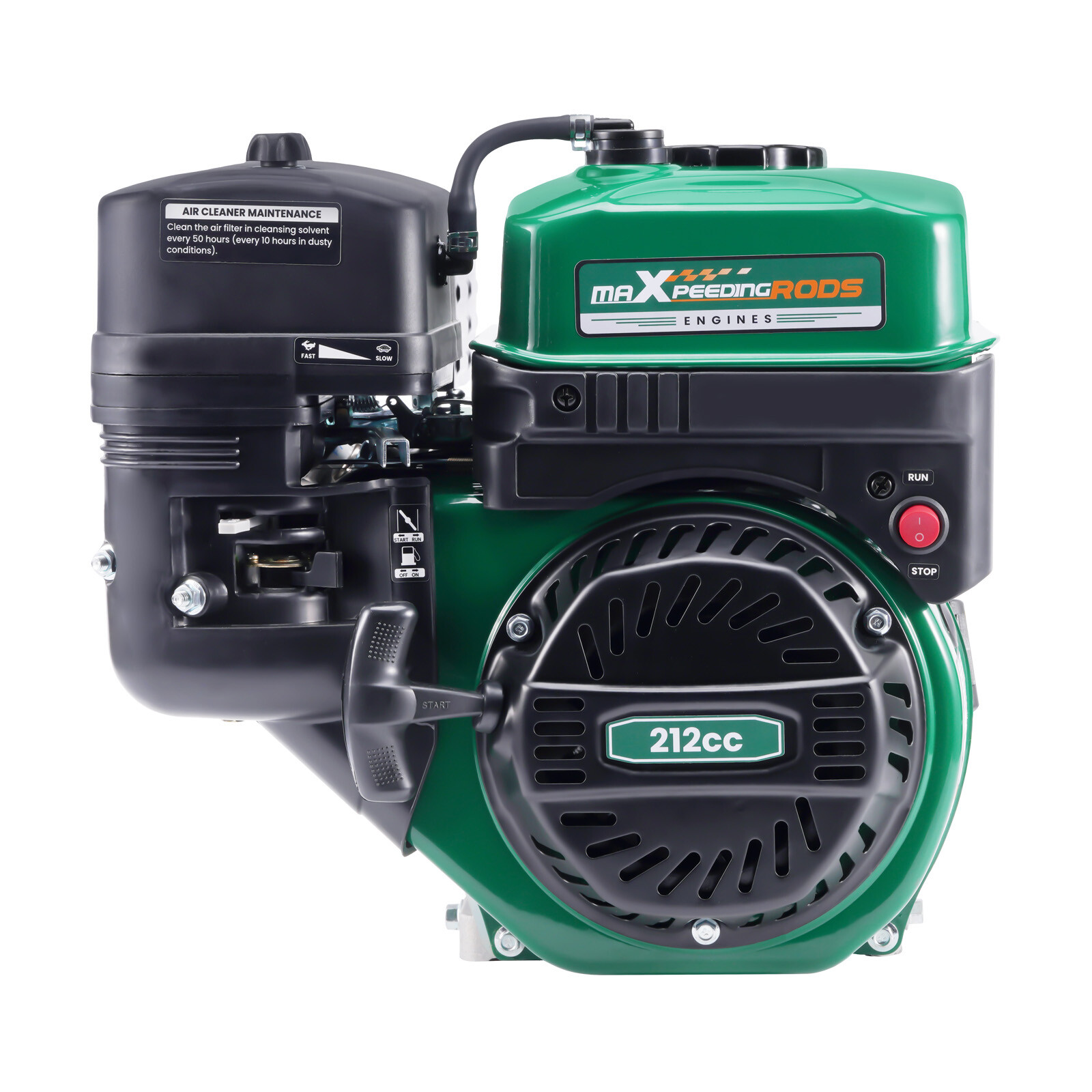 212/420cc 7/15HP Gasoline Engine Motor Horizontal Recoil Electric Start