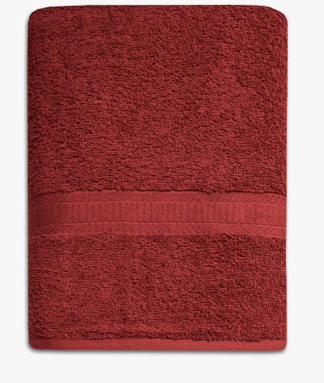 Mainstays Basic Bath Towel, Soft 100% Cotton and Highly Absorbent Bath Towel,Red