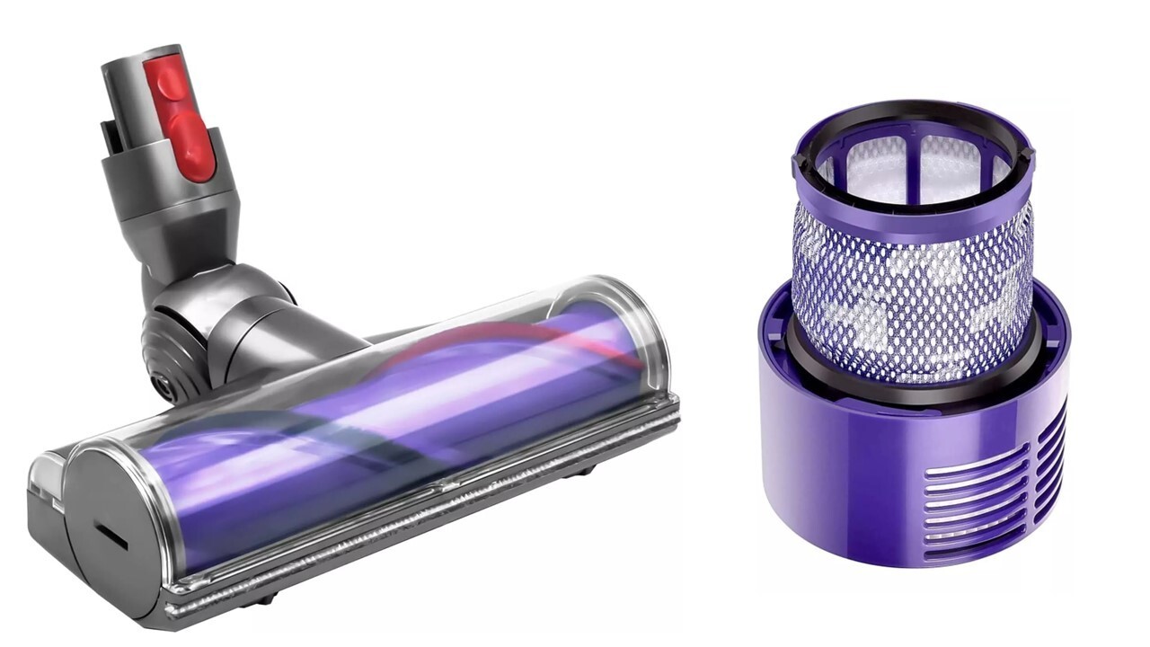 For DYSON V10 Head Roller Brush Motorhead Animal Plus Vacuum + V10 Hepa Filter