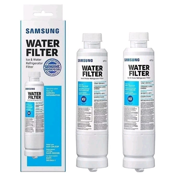 New 2 PACK Genuine Samsung DA29-00020B HAF-CIN/EXP Refrigerator Water Filter