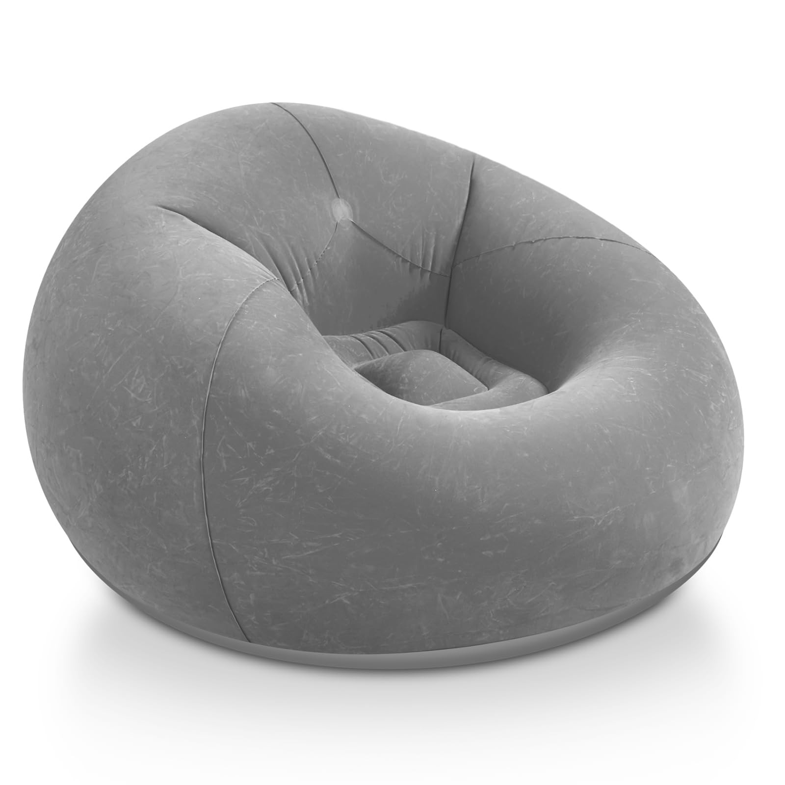 Realspring Inflatable Bean Bag Chairs for 39.37 x 21.65 x 11.02 inches, Grey
