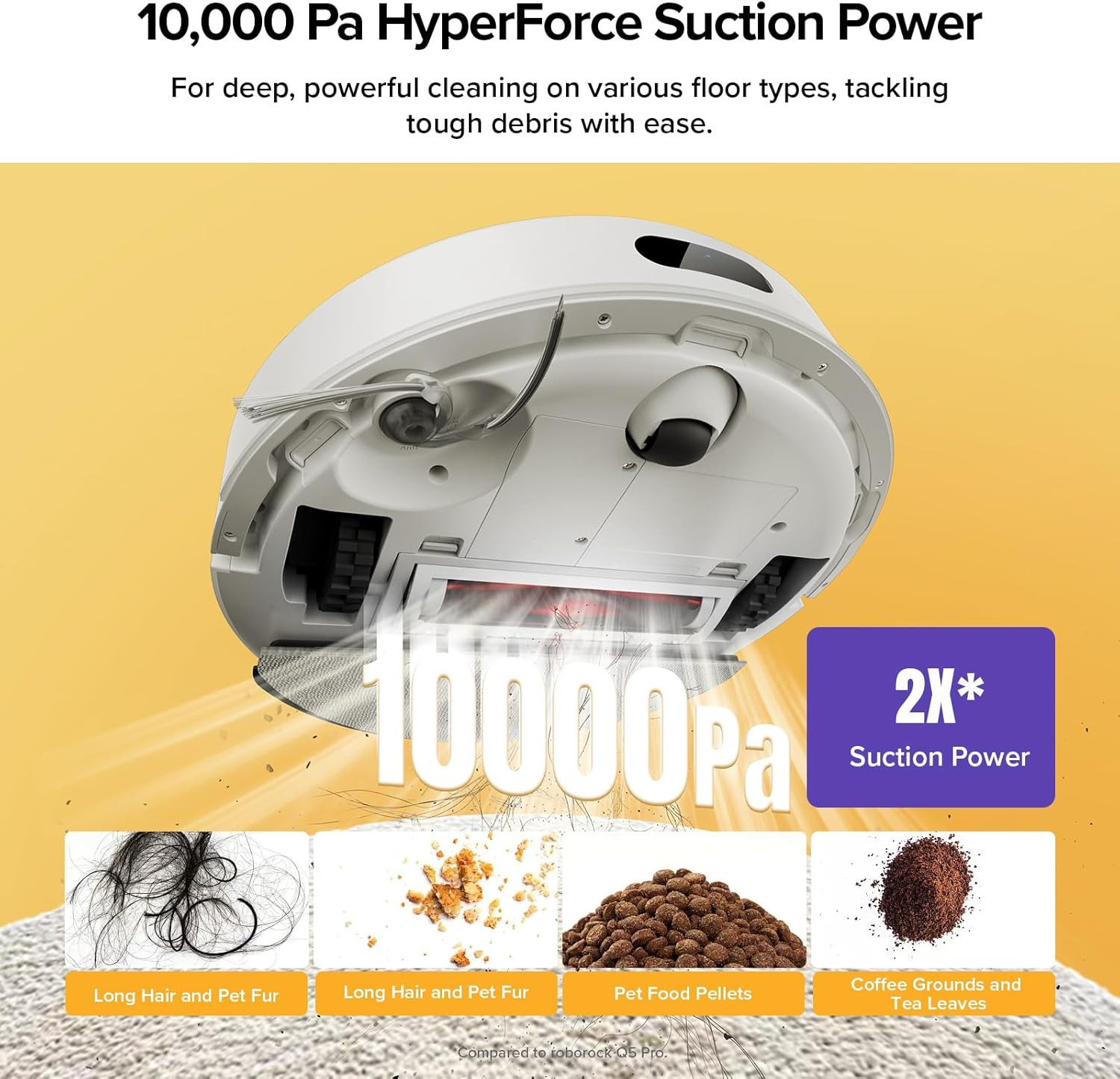 roborock Q7 M5+ Robot Vacuum and Mop, Upgraded from Q5 Max+, Up to 7-9 Weeks Sel