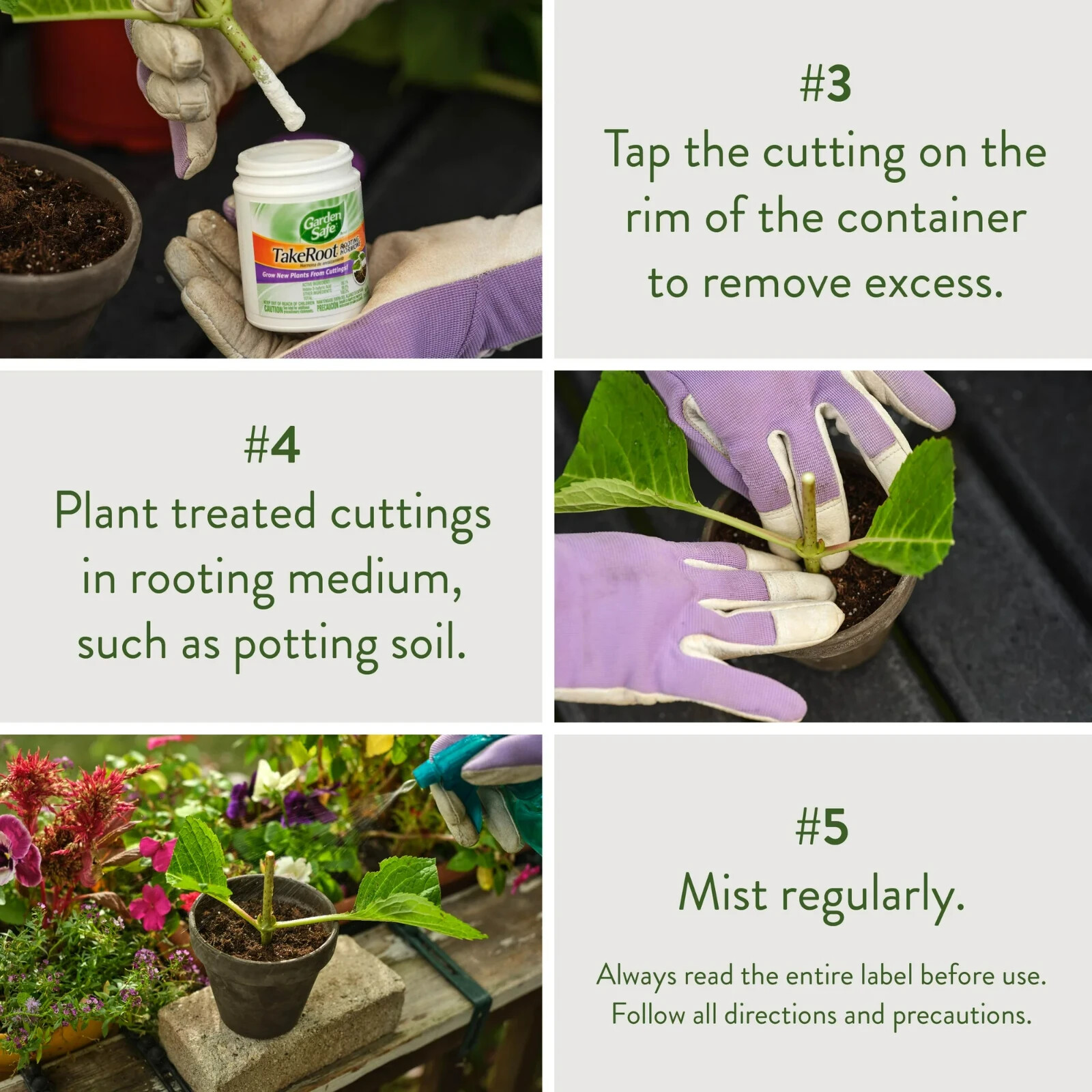 Garden Safe Take Root Rooting Hormone, 2-Ounce – Grow New Plants from Cuttings