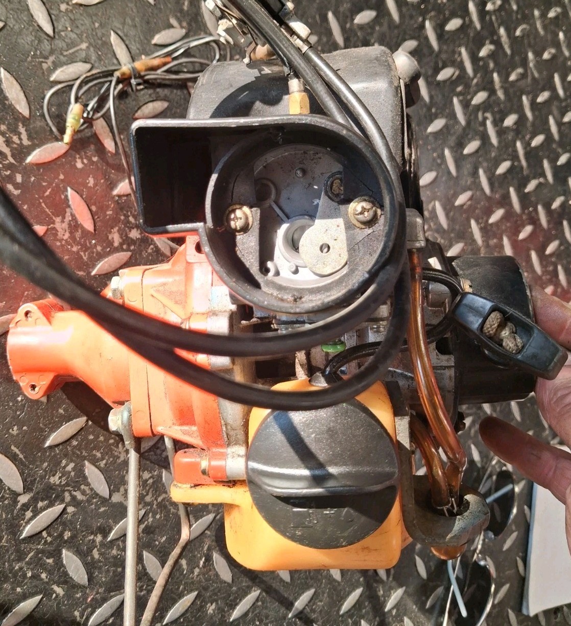 Stihl FS80 String Trimmer Weed Wacker Engine Clutch Throttle Powerhead Asm