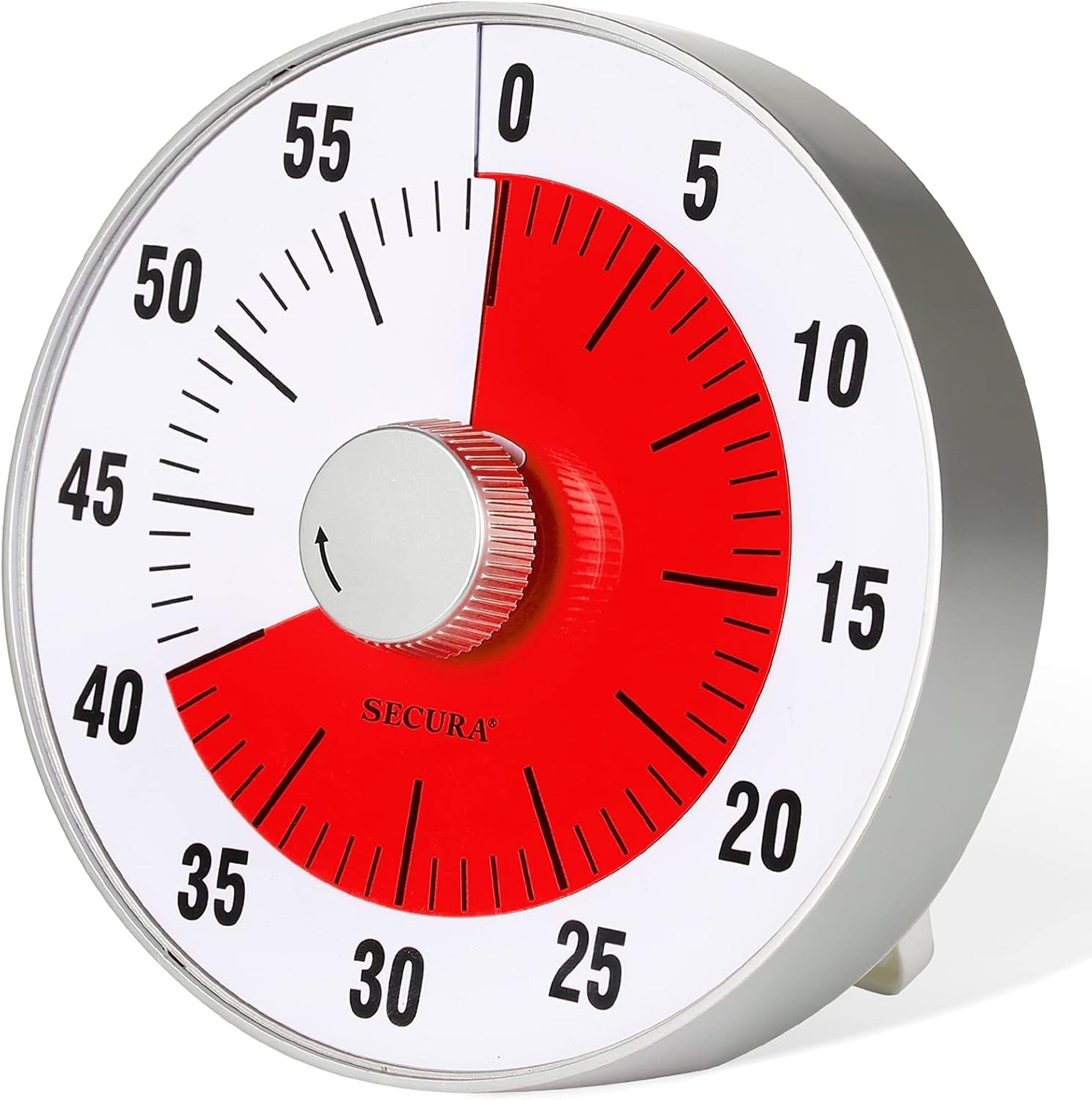 Secura 7.5-inch Visual Countdown 60-Minute Kitchen Timer, Time Management, NEW