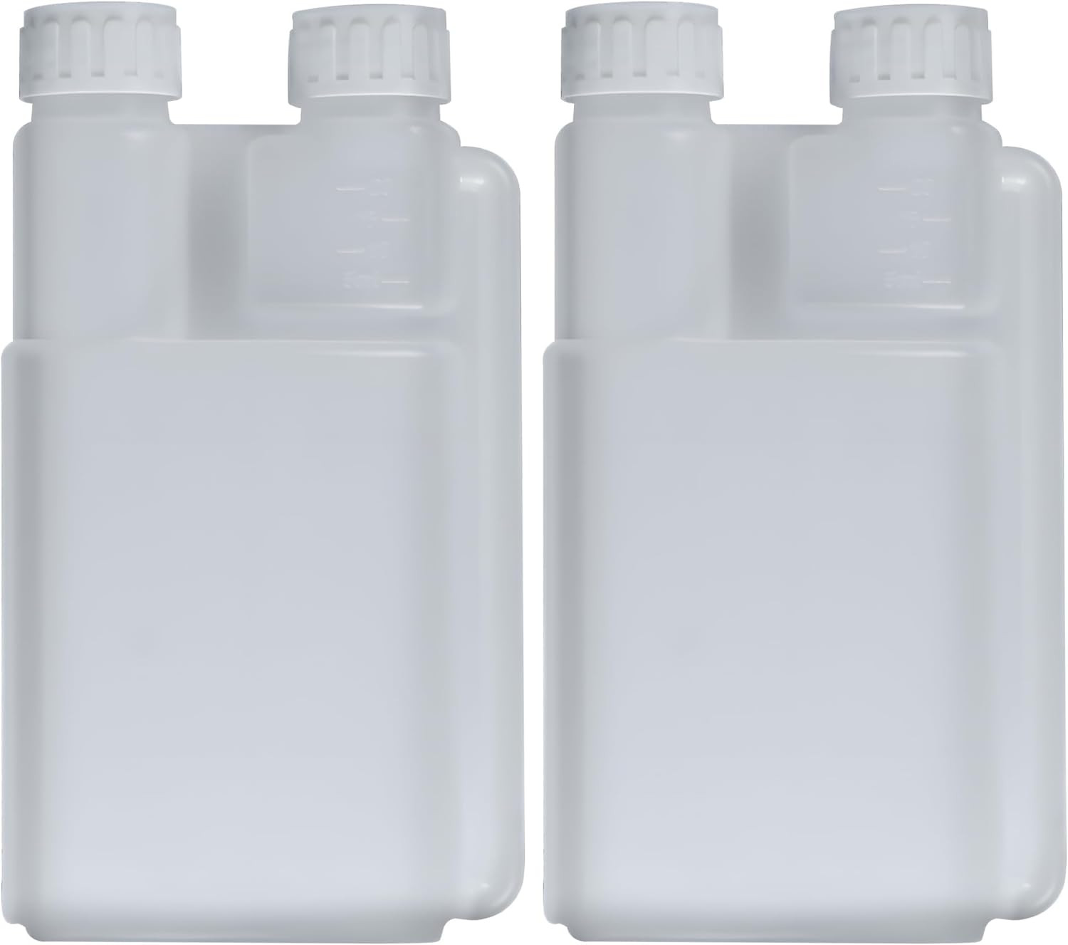 2 Pack Squeeze Shot Bottle Set, 1000Ml (34Oz) Large Measuring Flask with Built-I