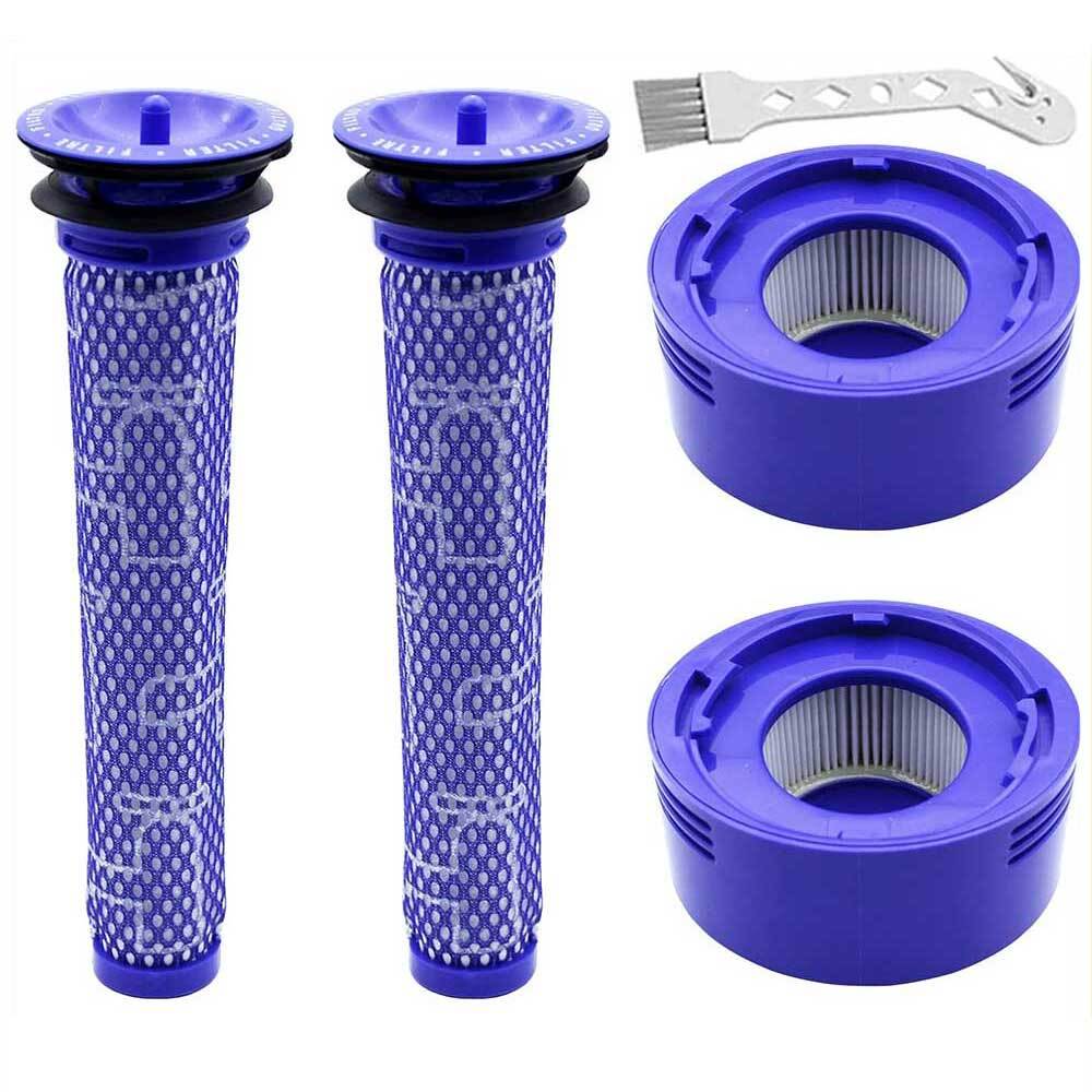 4 Pack Filter Replacement for Dyson V7 V8 Animal and V8 Absolute Cordless Vacuum