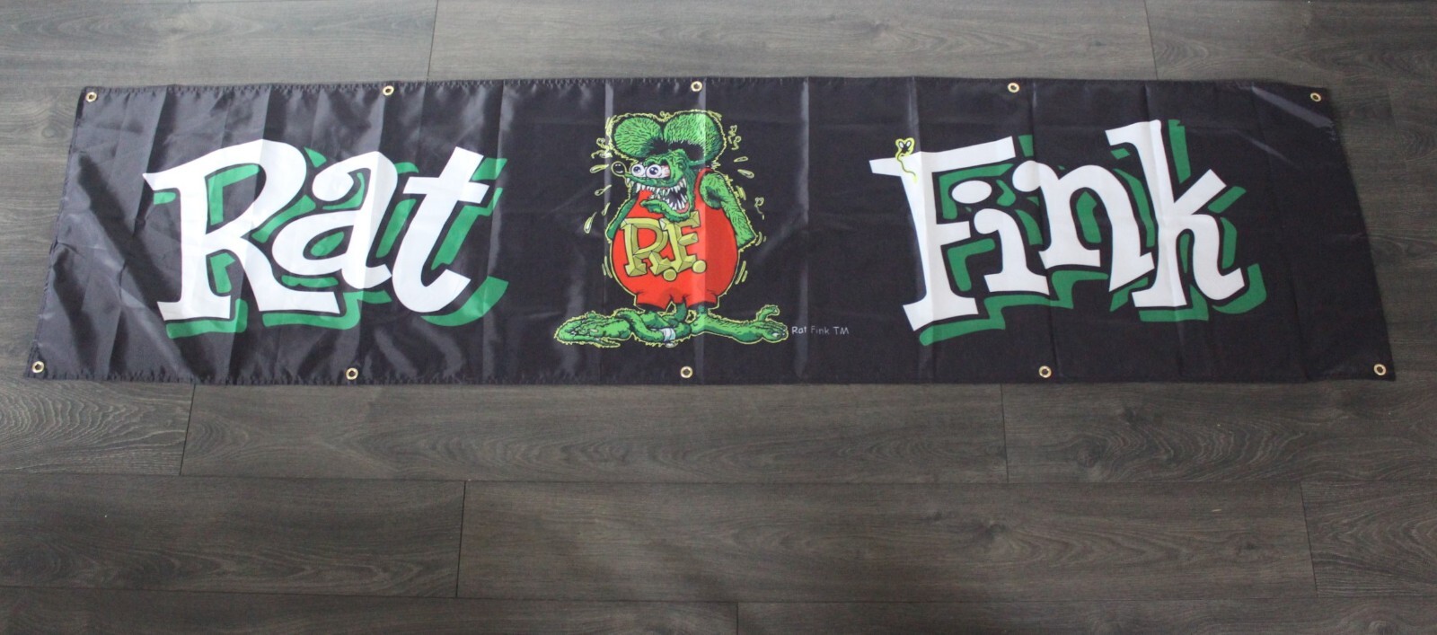 Rat Fink Banner Flag Big 2×8 feet Hot Rod Speed Shop Auto Mechanic Garage