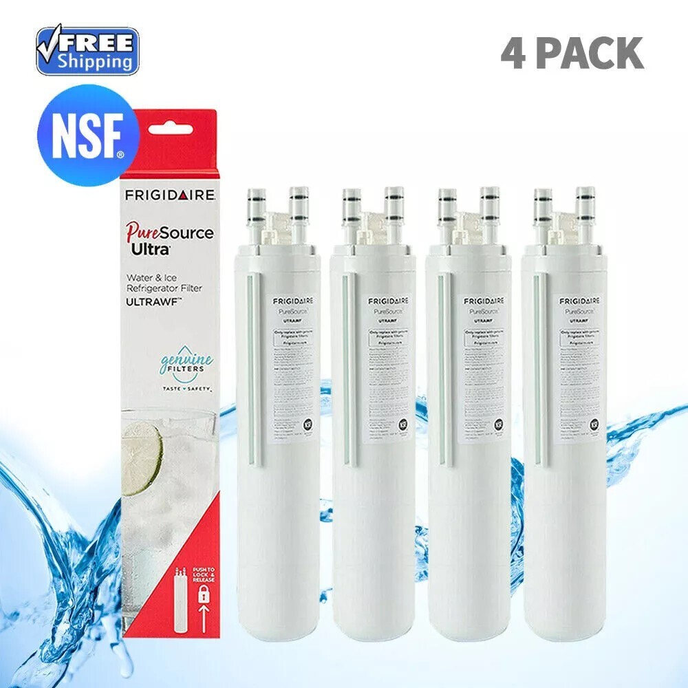 4 Pack ULTRAWF Frigidaire Ultra PureSource Refrigerator Water Filter US Stock