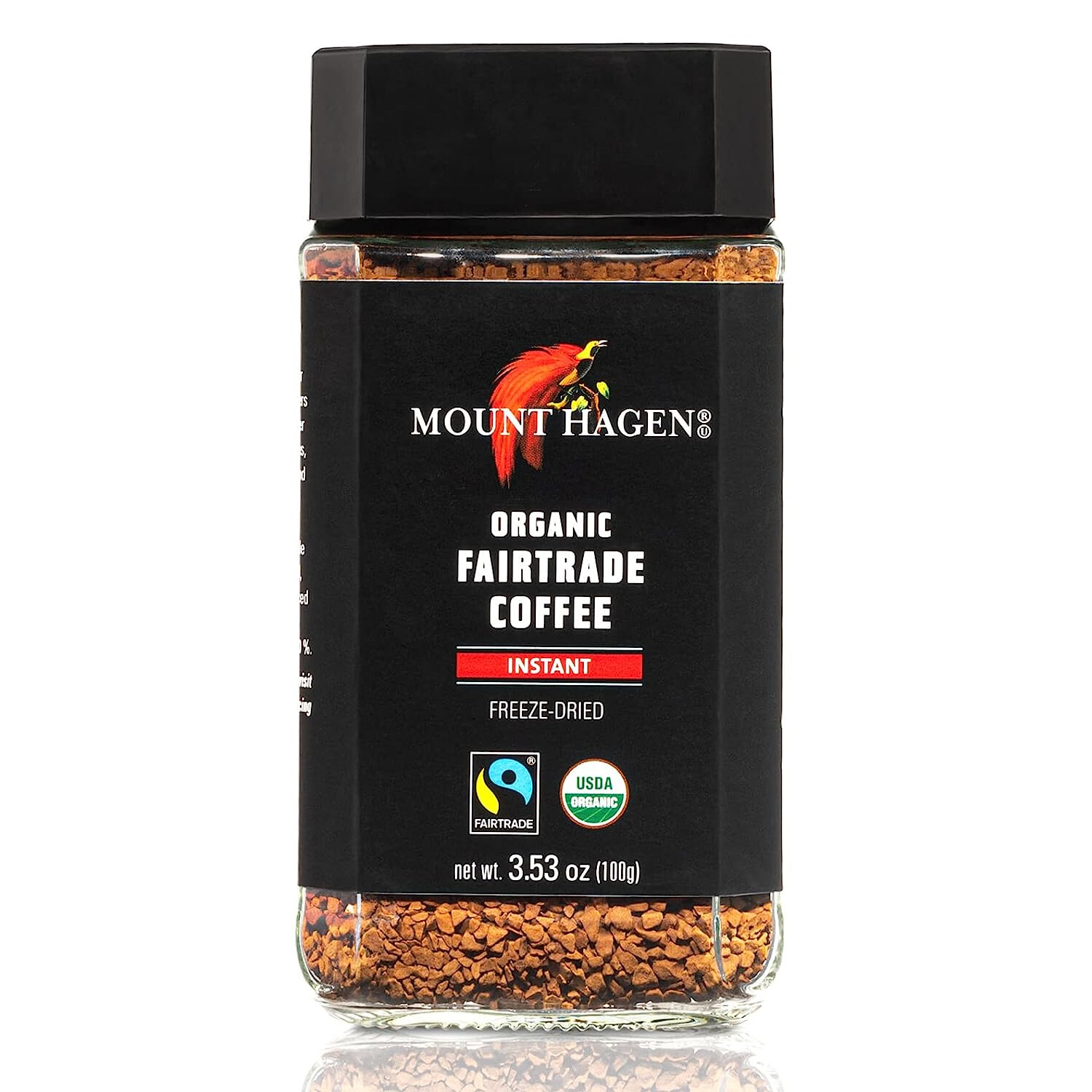 Mount Hagen Organic Fairtrade Instant Coffee, 3.53 Ounces