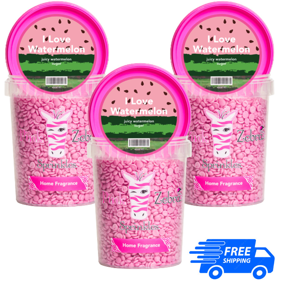Pink Zebra X3 I Love Watermelon Carton Sprinkles 16oz EXP:1/2027 NEW & SEALED