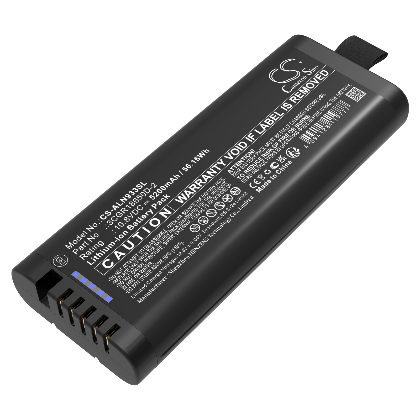 Battery for Keysight FieldFox Analyzers,N9910X/876 P/N:SM206 5200mAh 56.16Wh