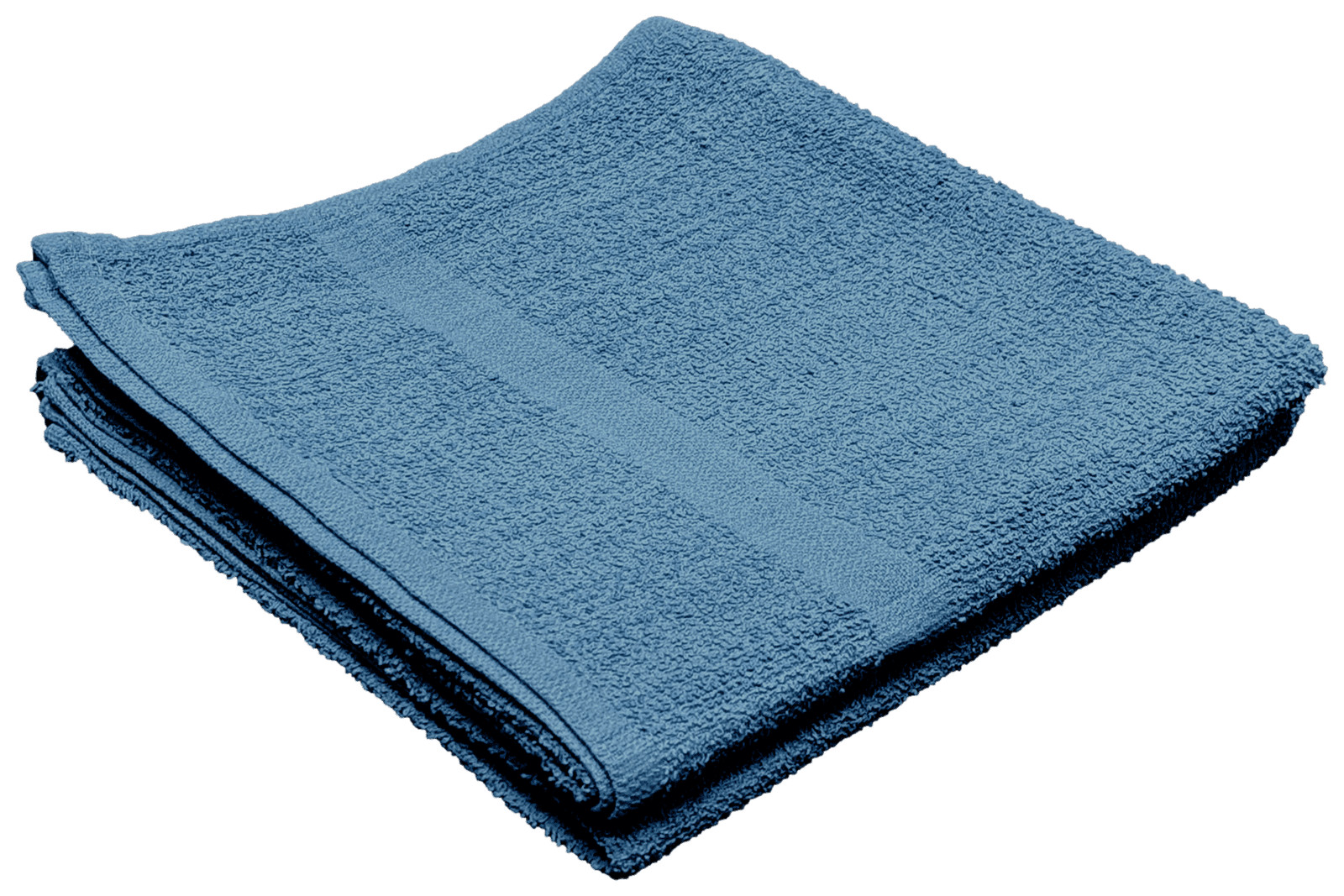 3 Pack Petite Beach Pool Spa Gym Camp Towel | Thin Lightweight Blue 100% Cotton