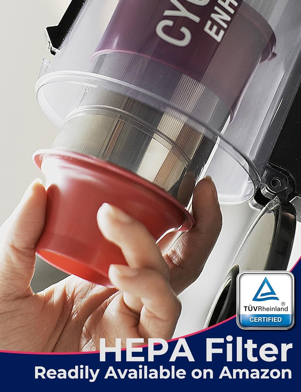 Effortless Cordless Stick Vacuum Cleaner – Up to 35 Min Runtime with HEPA Filter