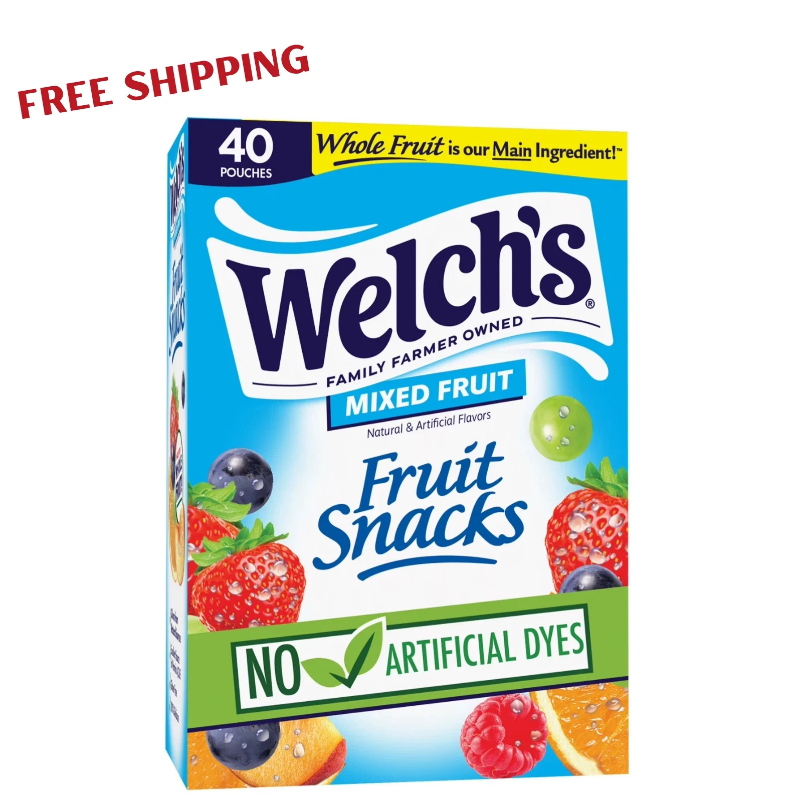 Welch’s Mixed Fruit Snacks 0.9oz – 40 Count