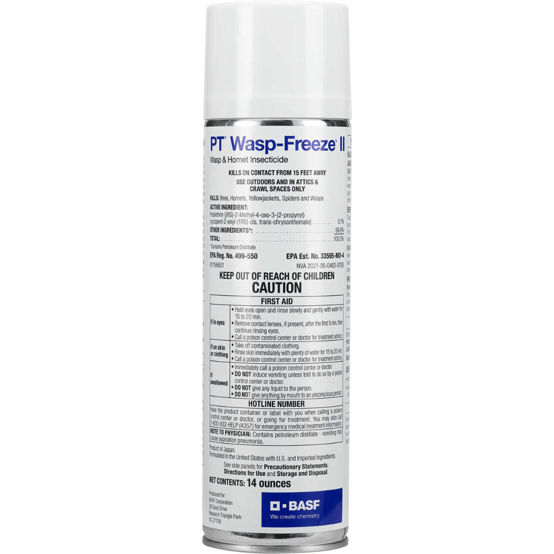 PT Wasp Freeze II Wasp and Hornet Insecticide 14 oz Aerosol Can BASF