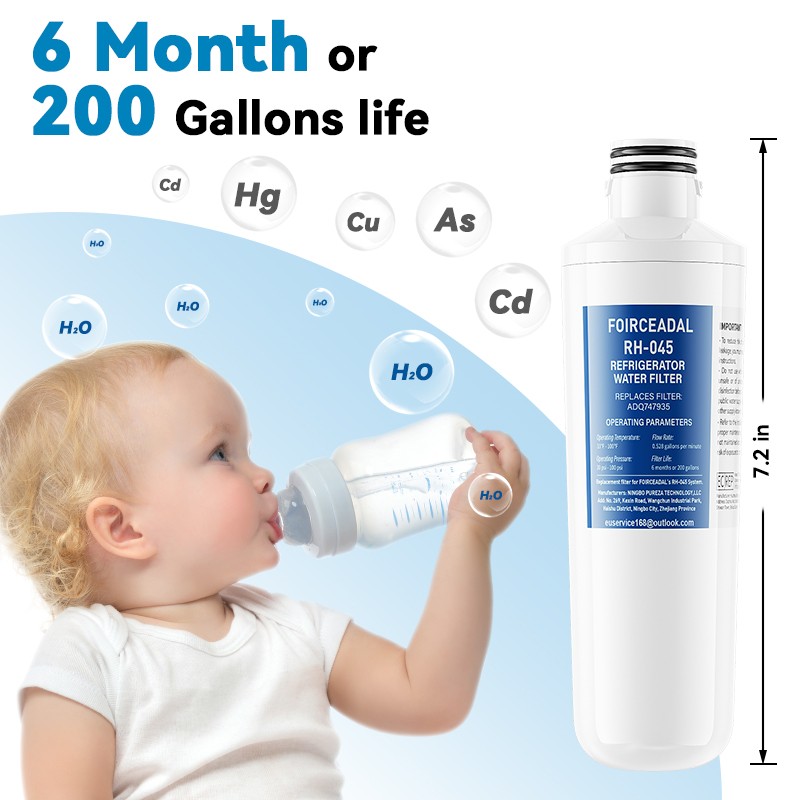 Replacement 1-4x Fridge Refrigerator Ice Water Filter For LG LT1000P ADQ747935