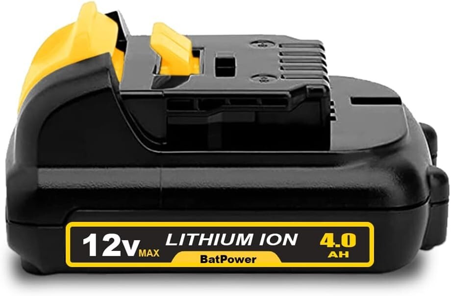 BatPower 12V 4.0Ah DCB122 Battery Compatible with Dewalt 12V 2.0Ah DCB122-2