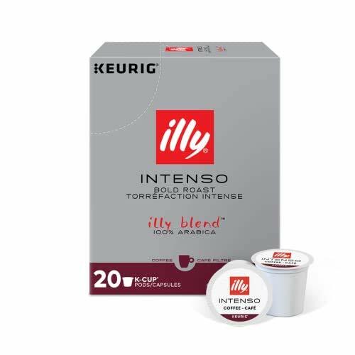 Illy Coffee Intenso Dark Roast 20 to 120 Keurig Kcup Pick Any Size FREE SHIPPING