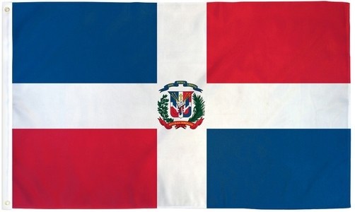 Dominican Republic Flag 3x5ft House Flag Dominican Flag 100D SPUN POLYESTER