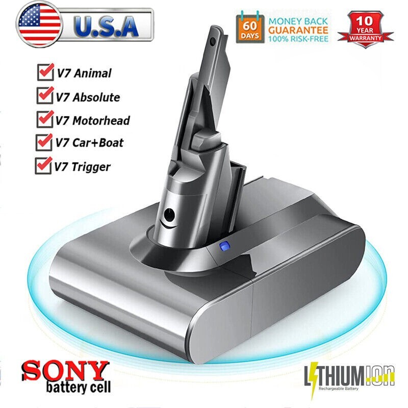 21.6V Replacement Battery For Dyson V7 SV11 Animal Motorhead Trigger Sony Cell