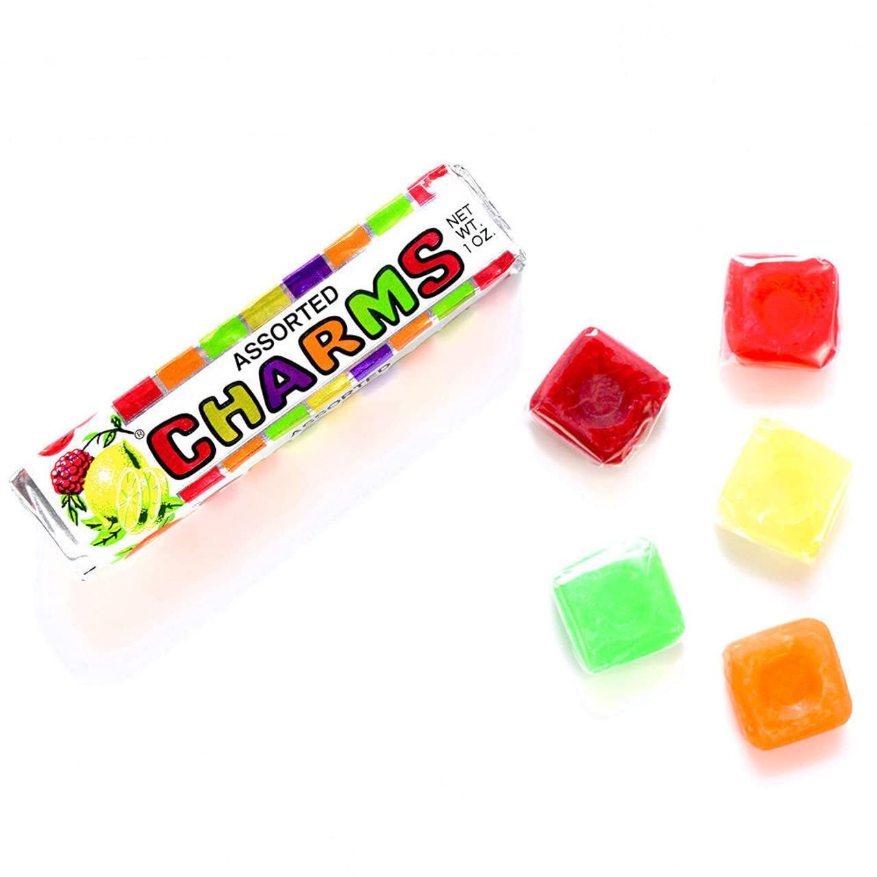 Charms Squares, Assorted Fruit Flavors, 20 Count (Pack of 1)