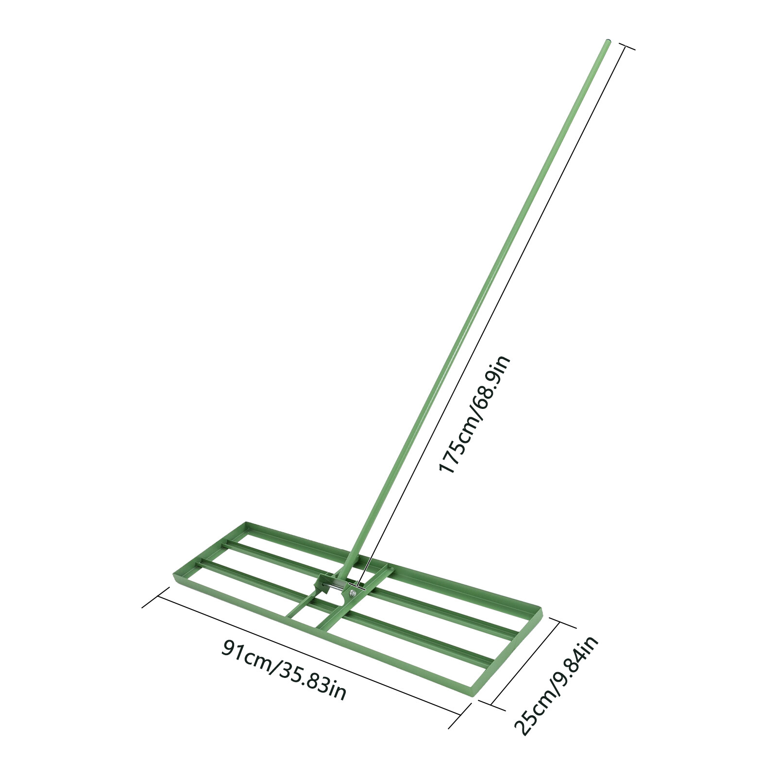 35.83*9.84in Lawn Leveling Rake for gardens, farms, lawns, yards, soccer fields