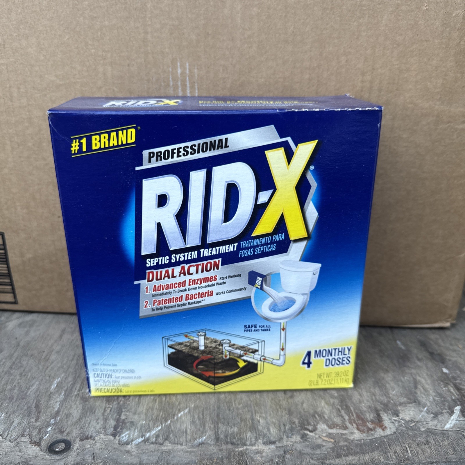 Rid-X Professinal 39.2 Oz. Powder Septic Tank Treatment (4 months ) 1920089448