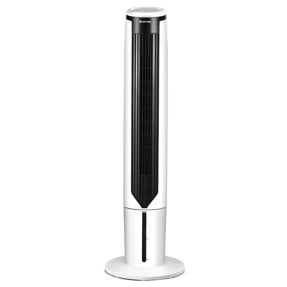 41 In. Evaporative Air Cooler Quiet Cooling Oscillating Tower Fan with Remote Co