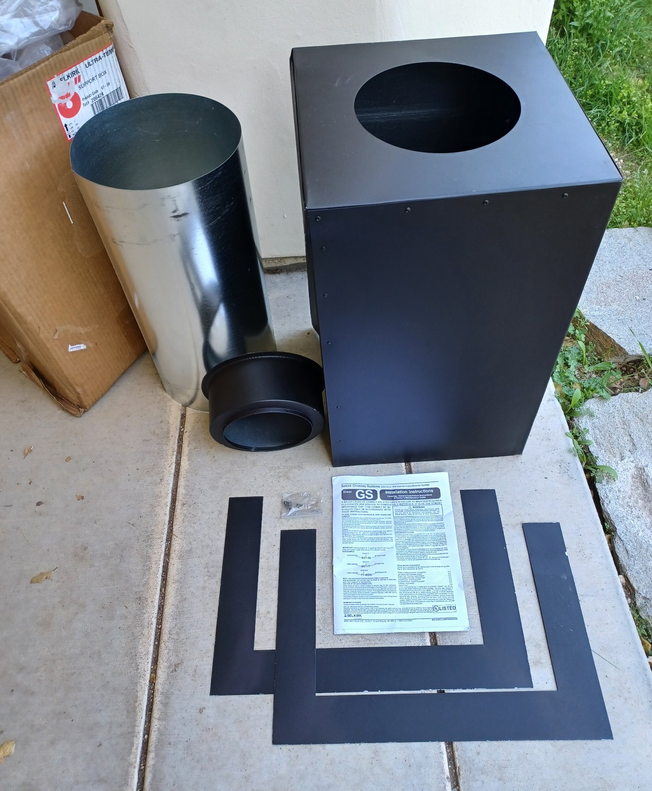 Selkirk 206424 15.5 x 15.4 in. Support Box – READ Description