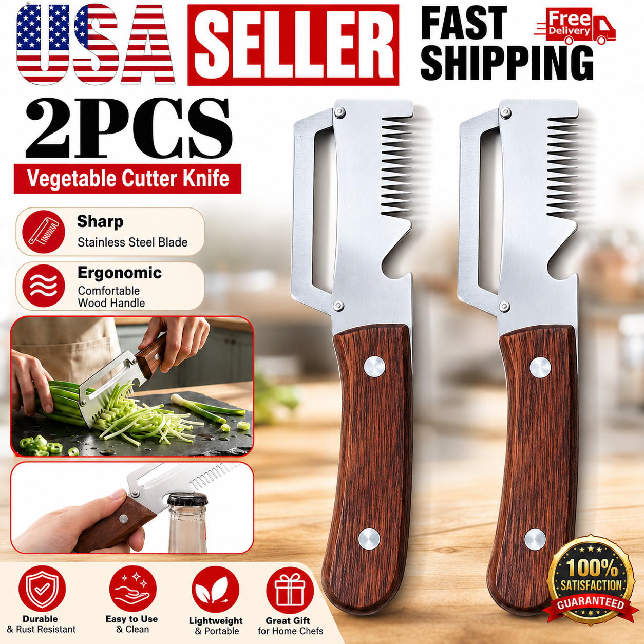 2Pcs Vegetable Peeler 3 in 1 Multi-Functional for Kitchen Stainless Steel Peeler