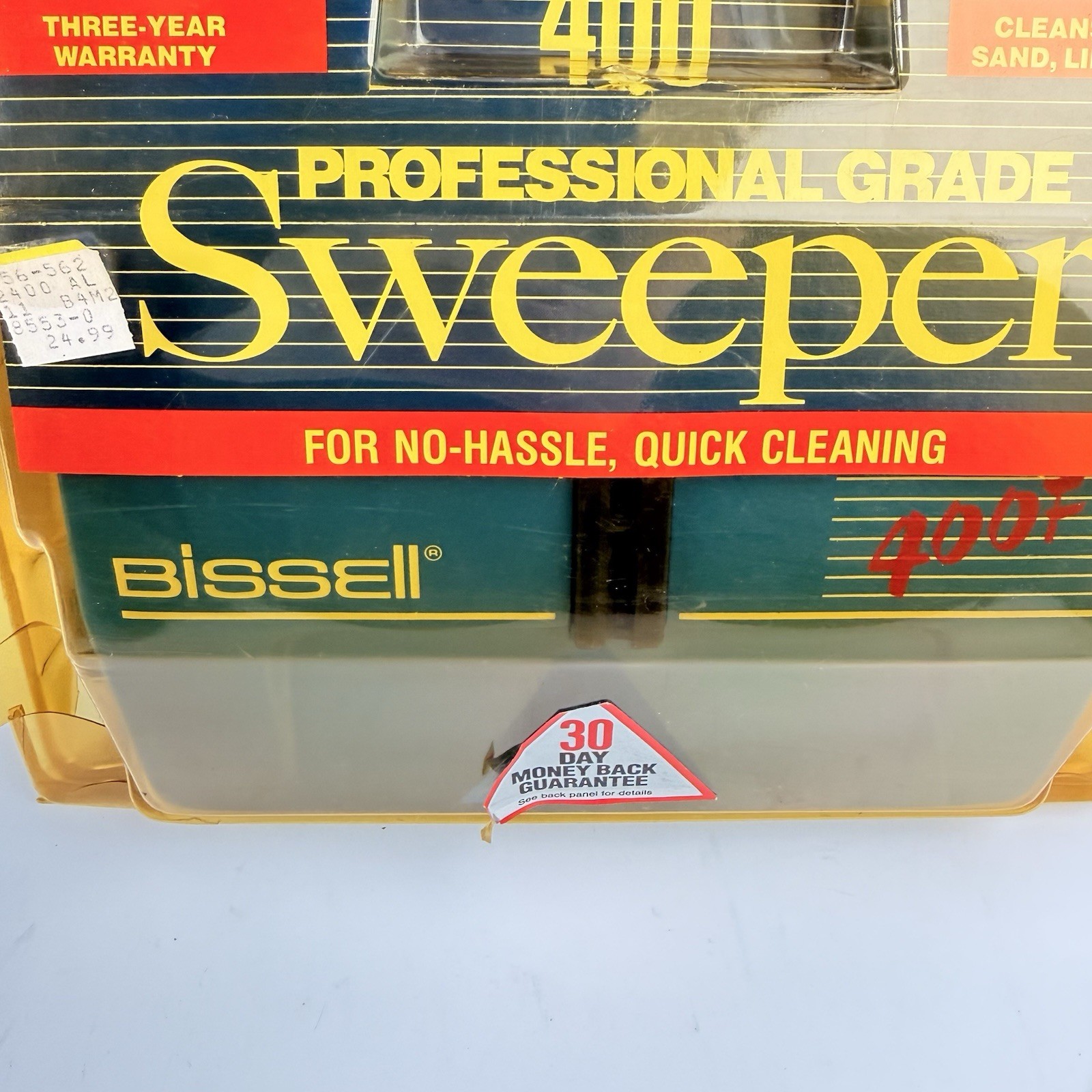 Bissell 400 Professional Grade Floor Sweeper Green Manual Carpet Vintage Box