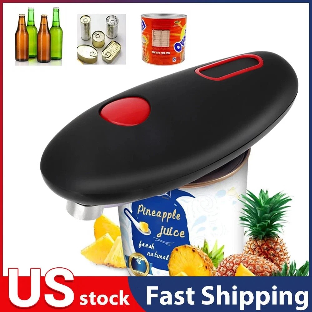 Electric Commercial Can Opener Smooth Edge Stainless Steel Hands-Free Automatic