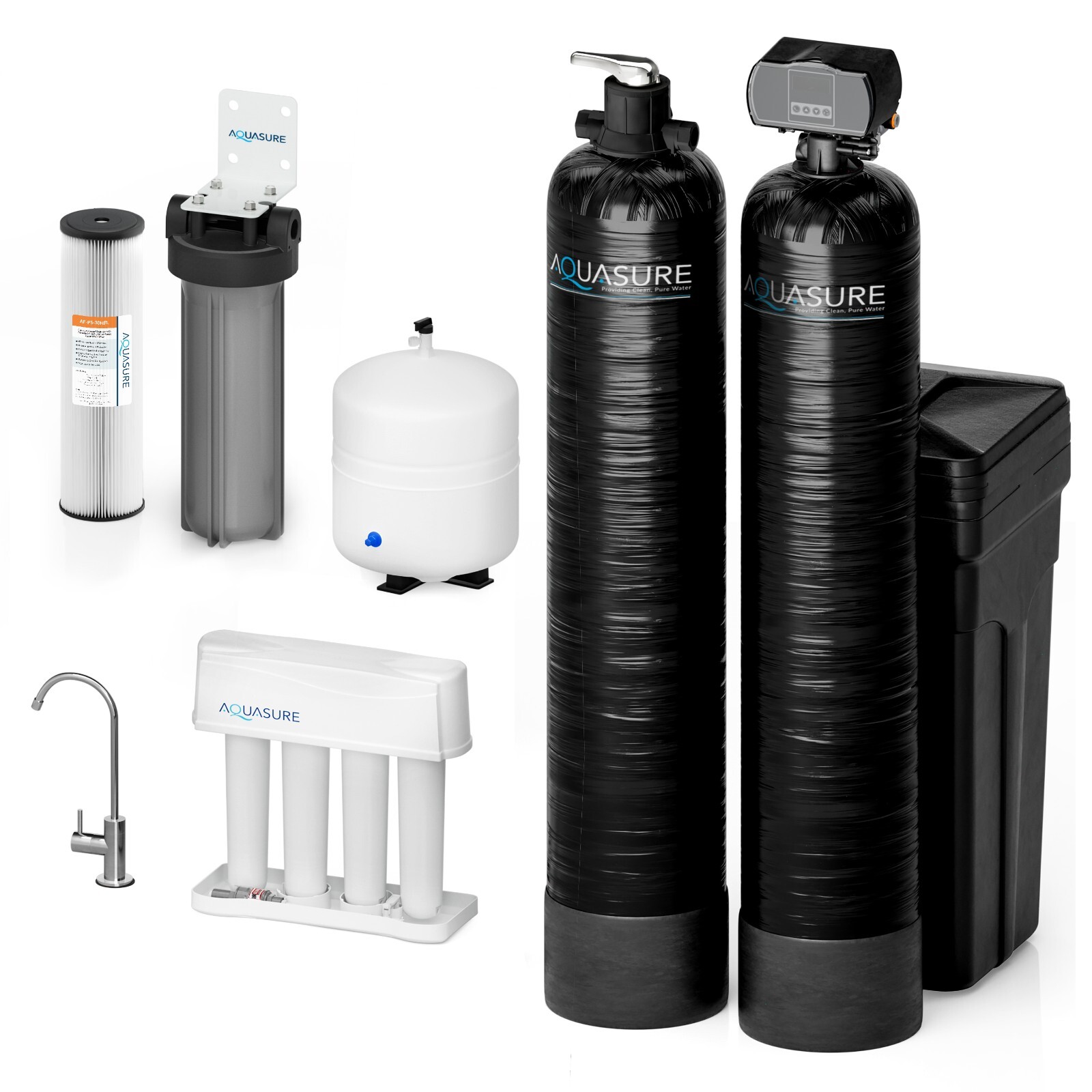 Aquasure Whole House Water Treatment System 1,000,00 Gallons with Fine Mesh