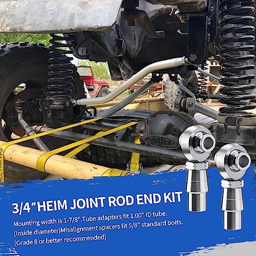 3/4” Heim Joint Rod End Kit, Left and Right Hand Thread Heim 3/4 inch-2 Set