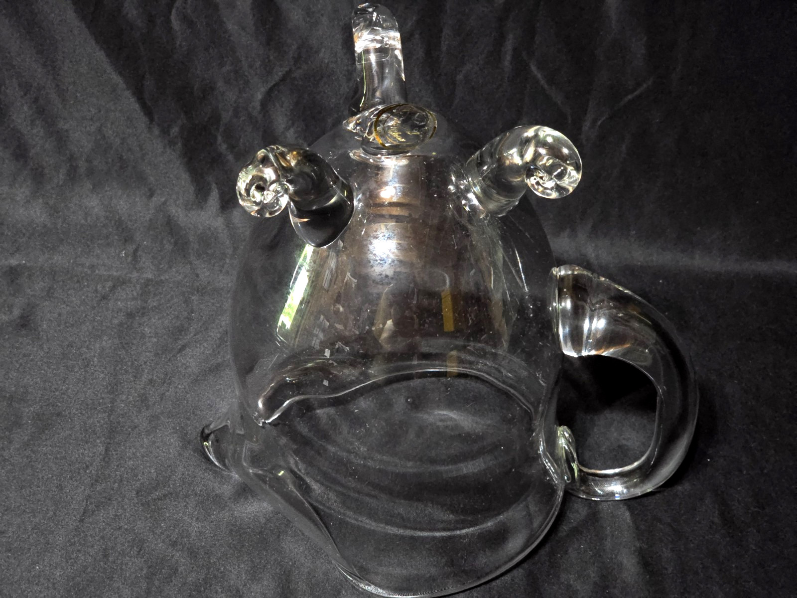 Crystal Clear Industries Kimberly Footed Pitcher 90 oz 3 Qt w/ Ice Lip